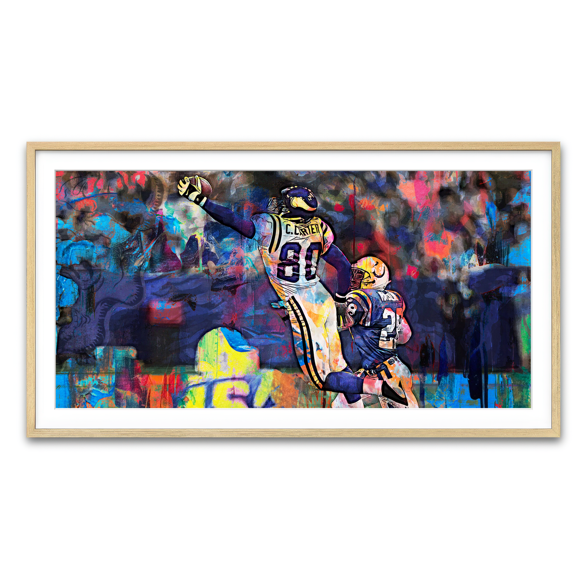 Framed Print 2x1 Natural