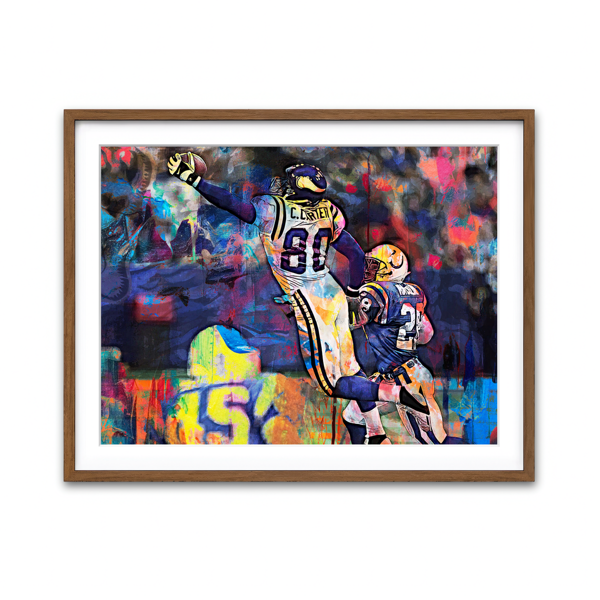 Framed Print 4x3 Walnut