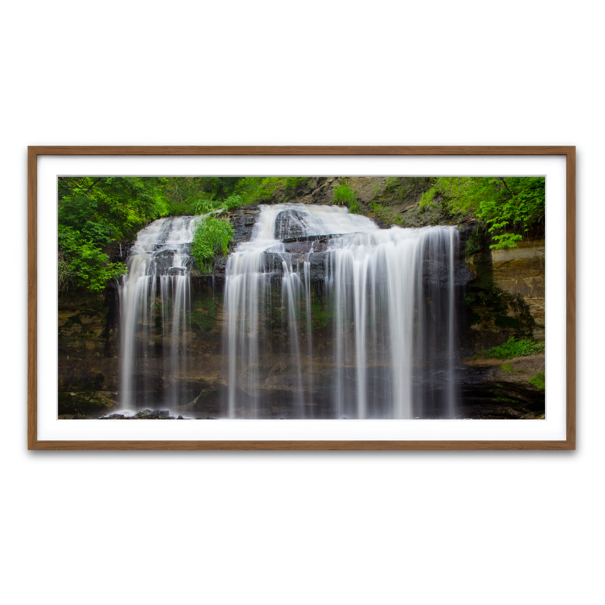 Framed Print 2x1 Walnut