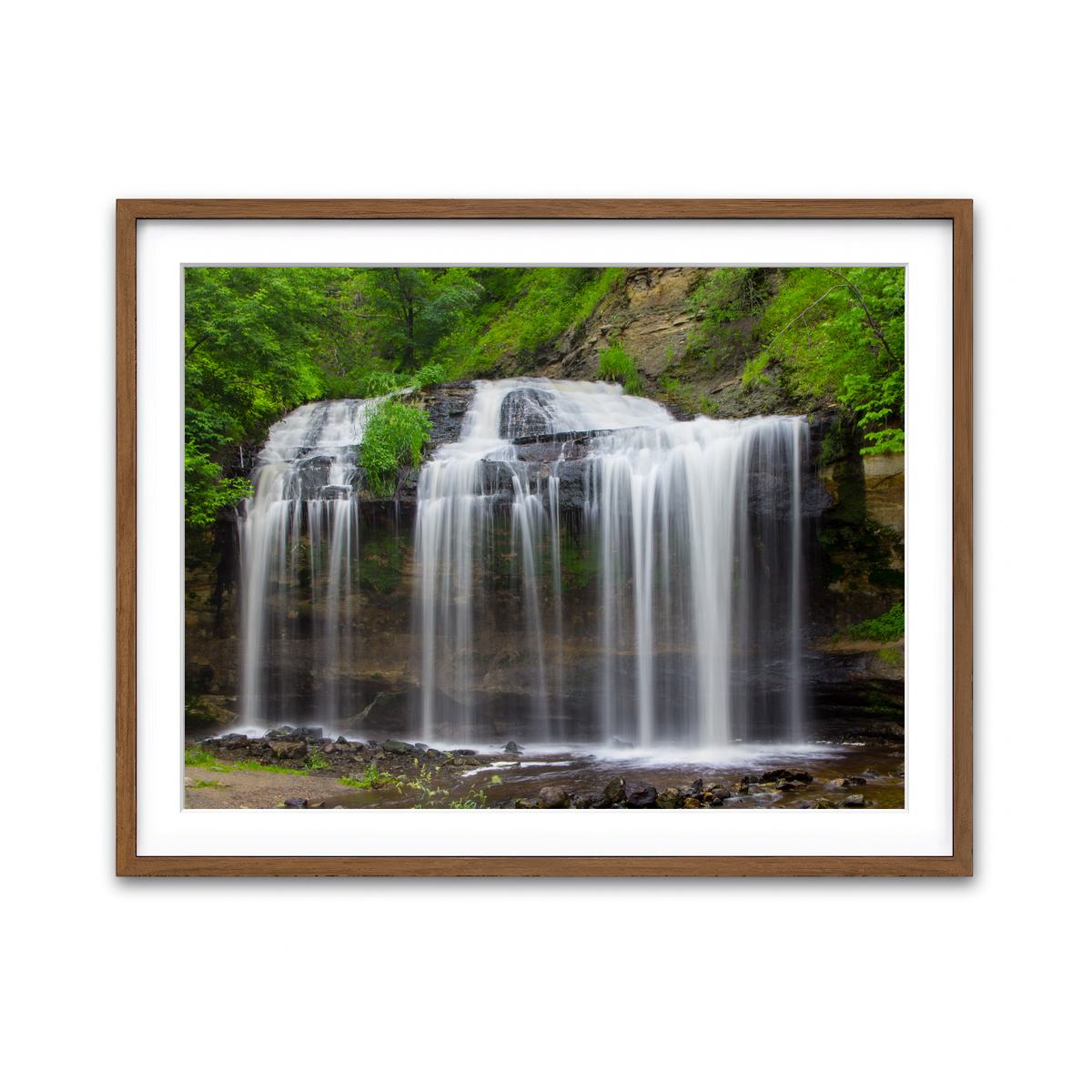 Framed Print 4x3 Walnut