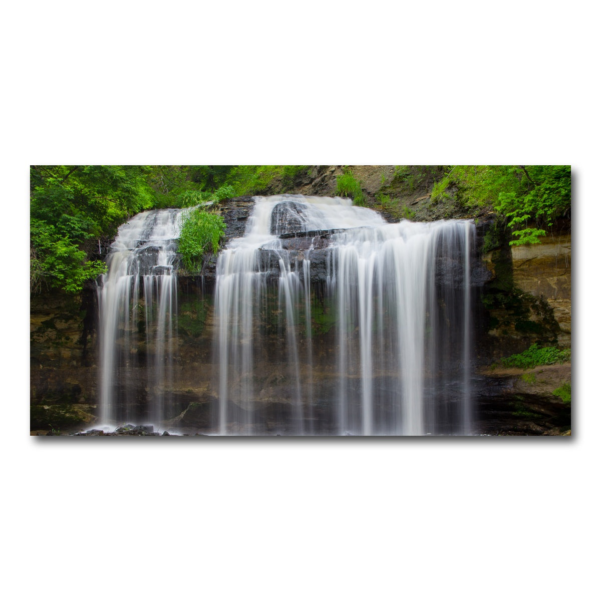 AUTO-MOCKUP WHITE | Cascade Falls | 1 Piece | Gallery Wrap Canvas | group=2x1