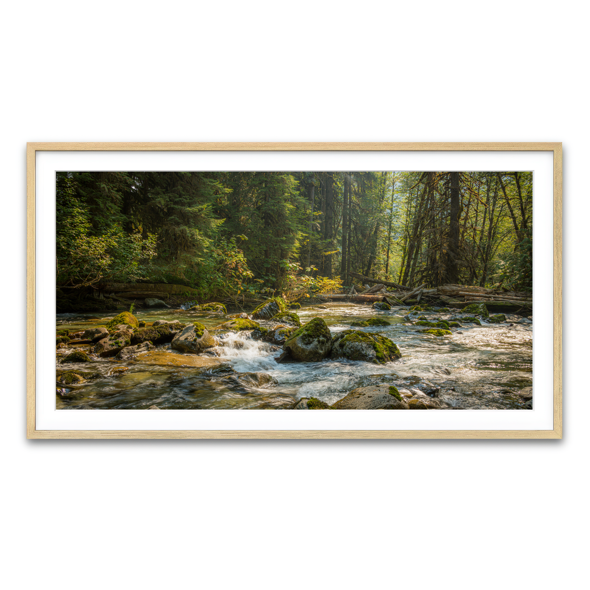Framed Print 2x1 Natural