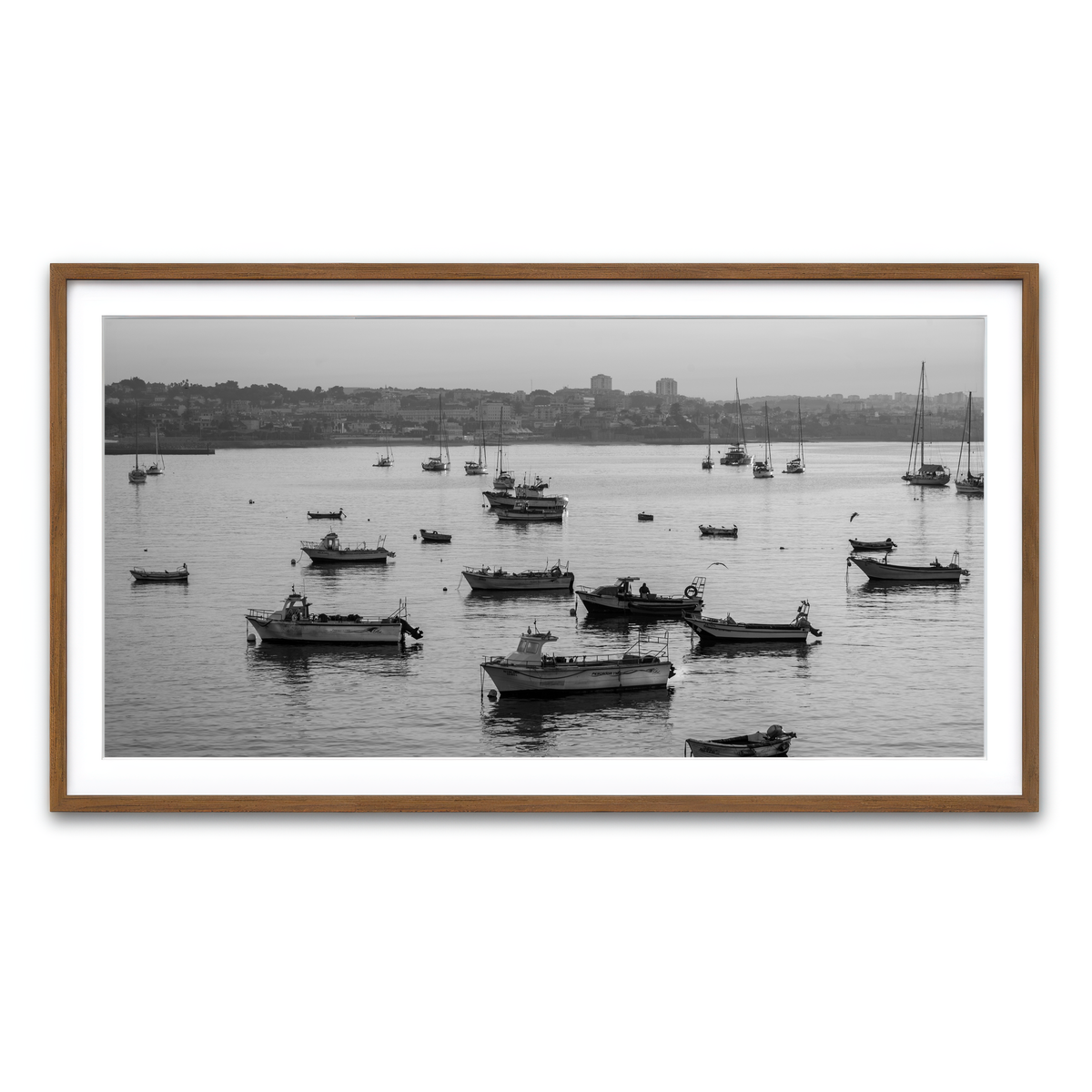 Framed Print 2x1 Walnut