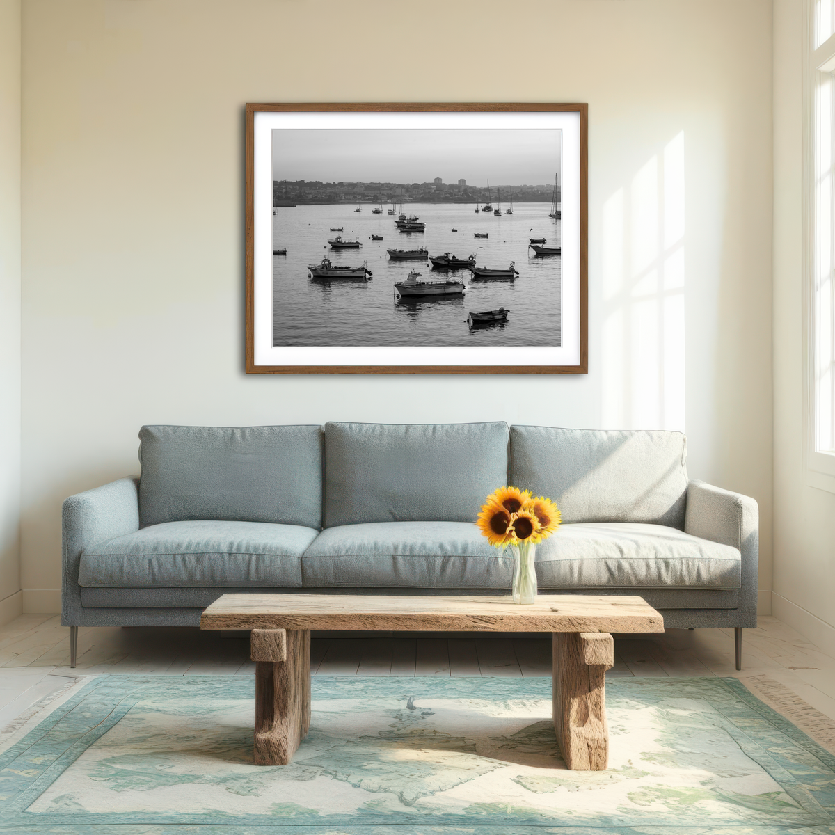AUTO-MOCKUP ROOM | Cascais Portugal Wall Art