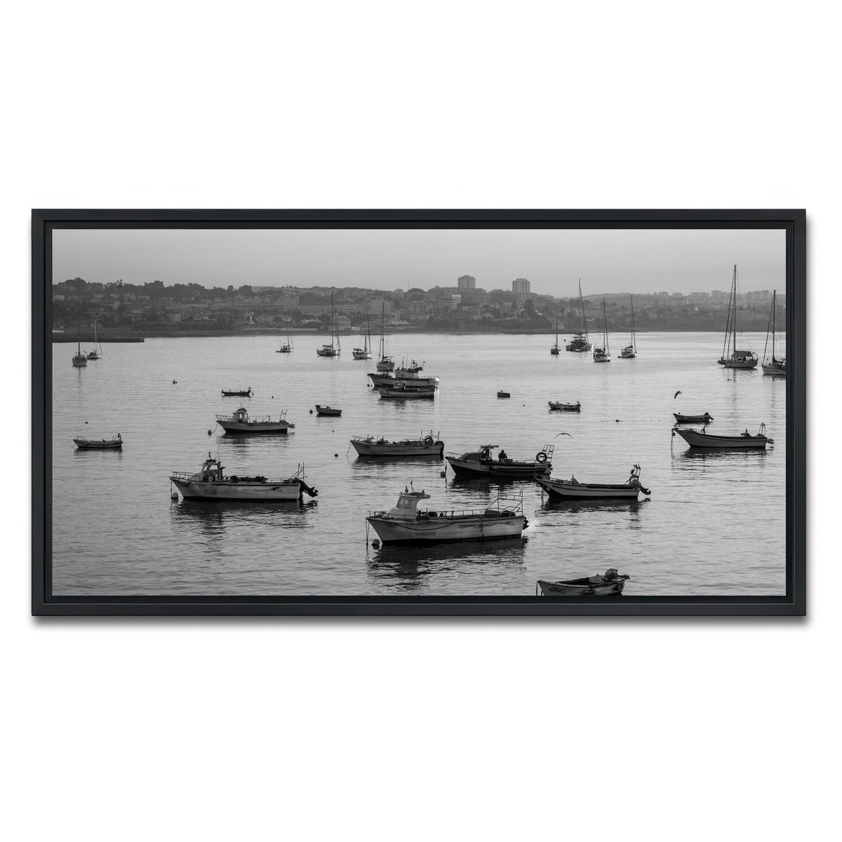 AUTO-MOCKUP WHITE | Cascais Portugal | 1 Piece | Black Framed Canvas | group=2x1