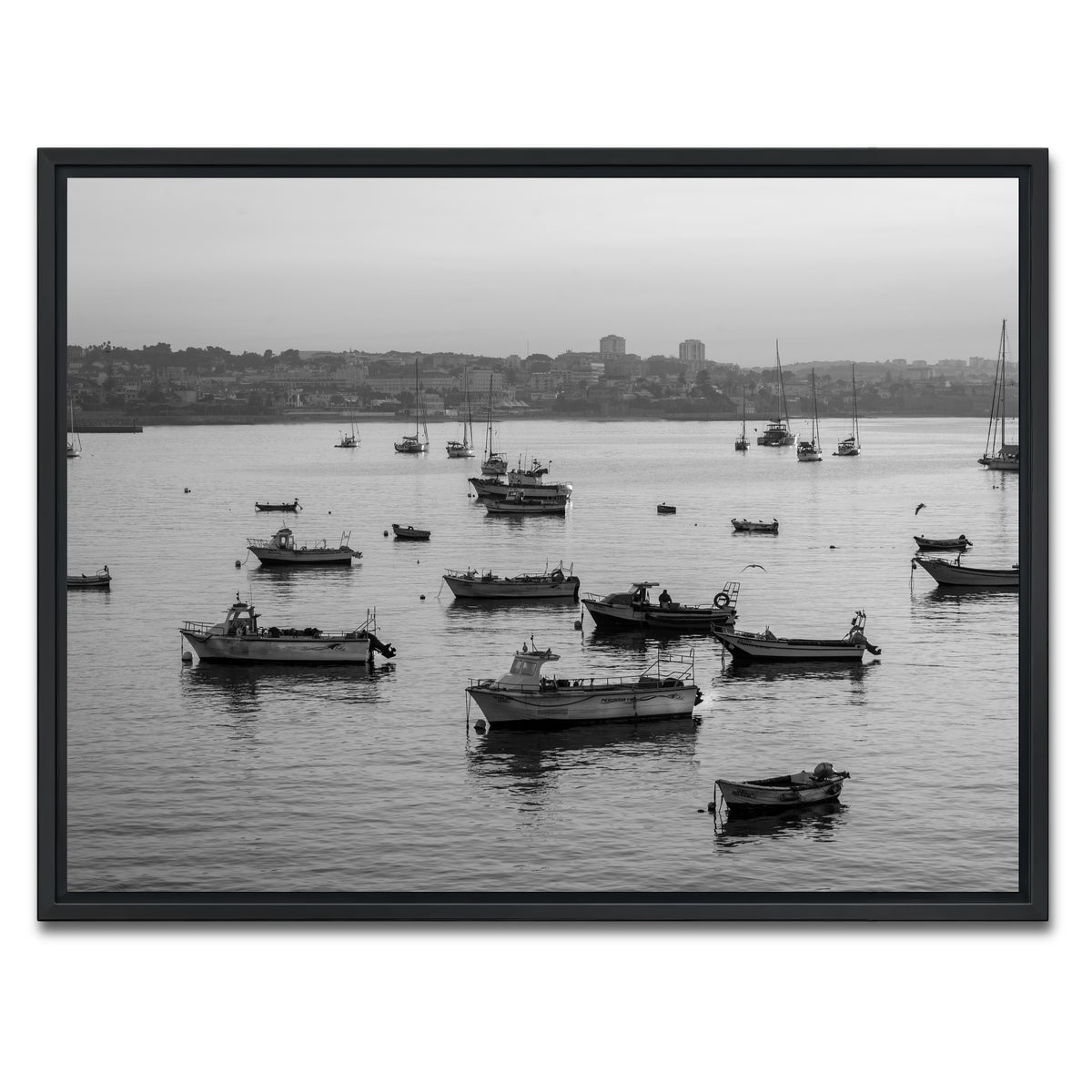 AUTO-MOCKUP WHITE | Cascais Portugal | 1 Piece | Black Framed Canvas | group=4x3