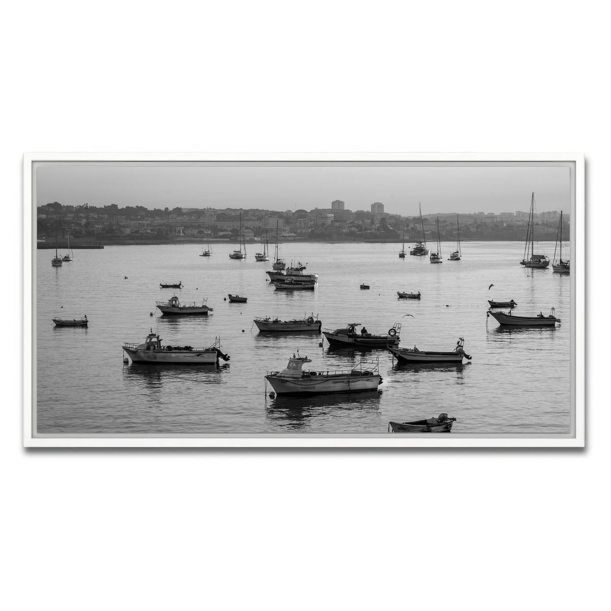 AUTO-MOCKUP WHITE | Cascais Portugal | 1 Piece | White Framed Canvas | group=2x1