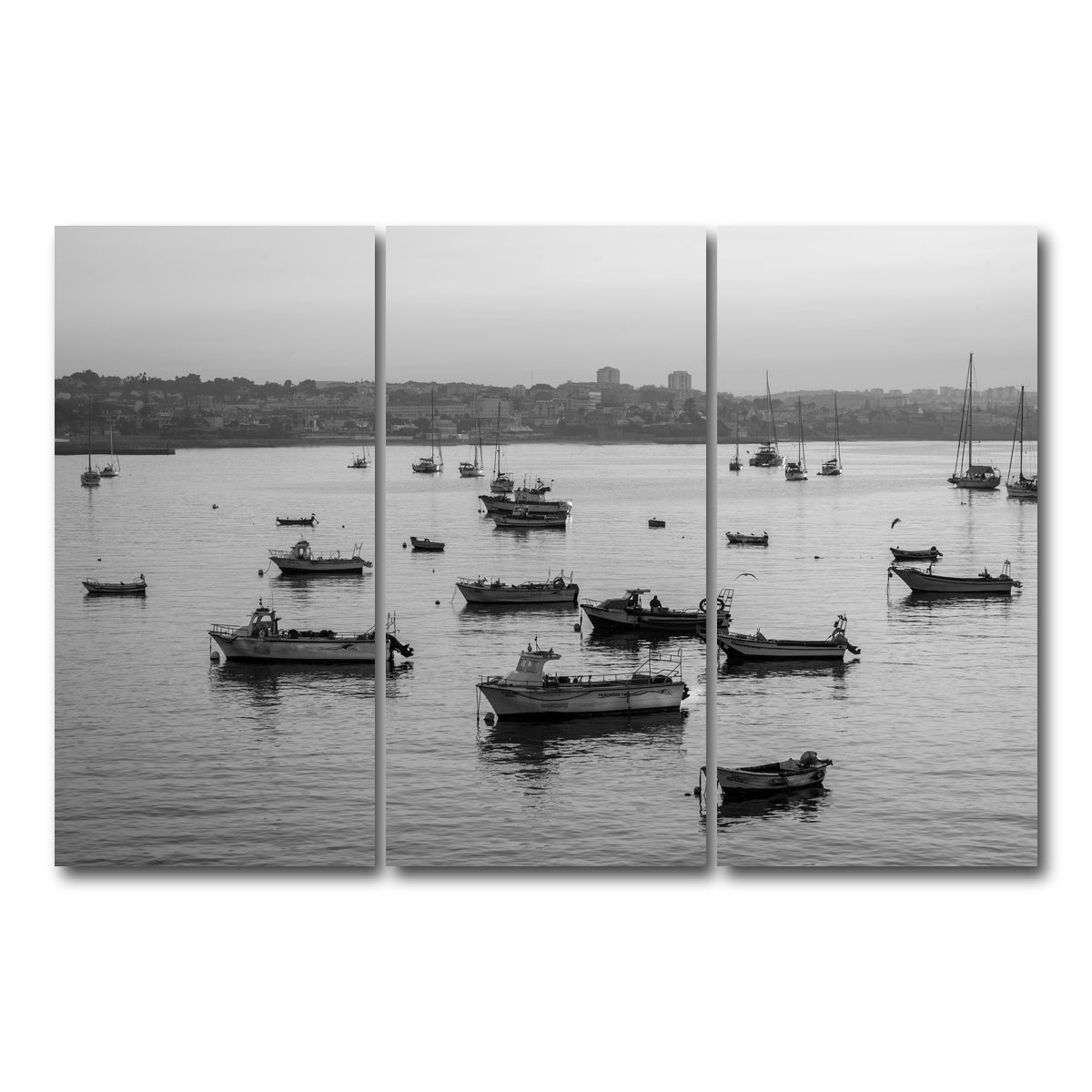 AUTO-MOCKUP WHITE | Cascais Portugal | 3 Piece | Gallery Wrap Canvas | group=12x24