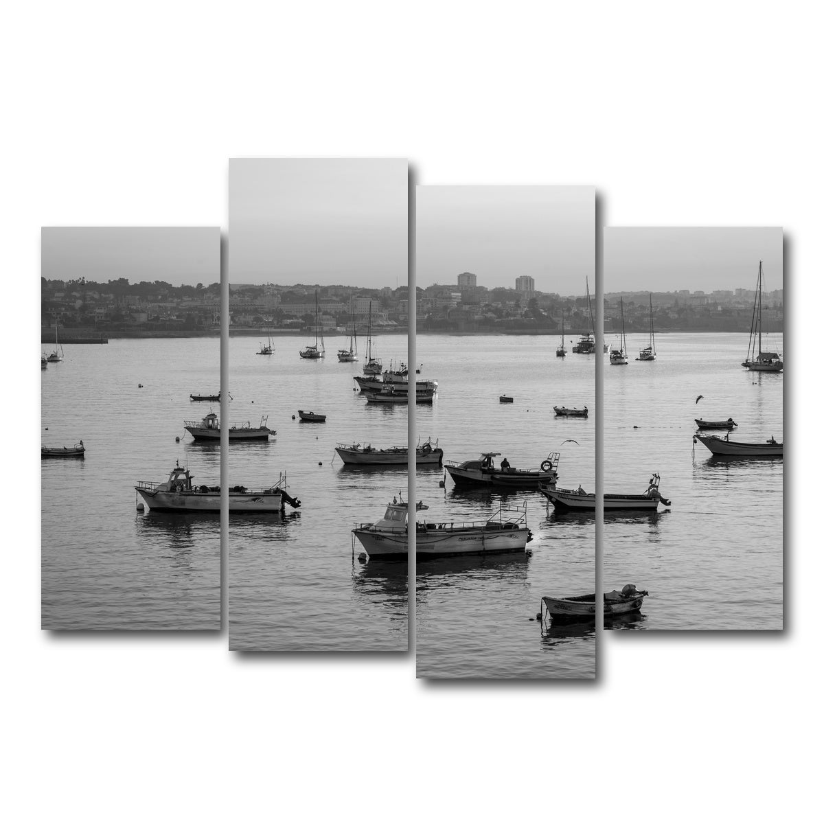 AUTO-MOCKUP WHITE | Cascais Portugal | 4 Piece | Gallery Wrap Canvas | group=4_normal