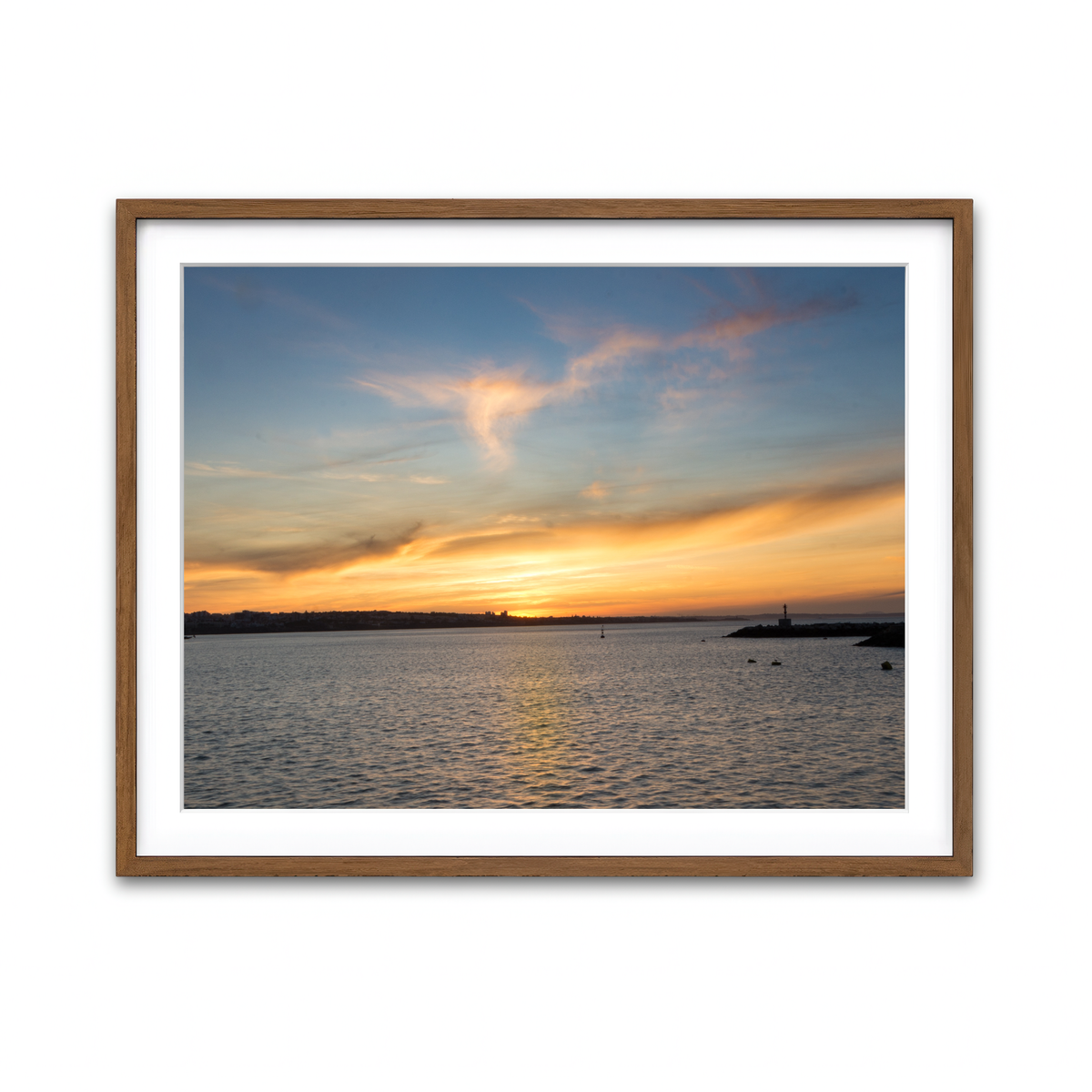 Framed Print 4x3 Walnut