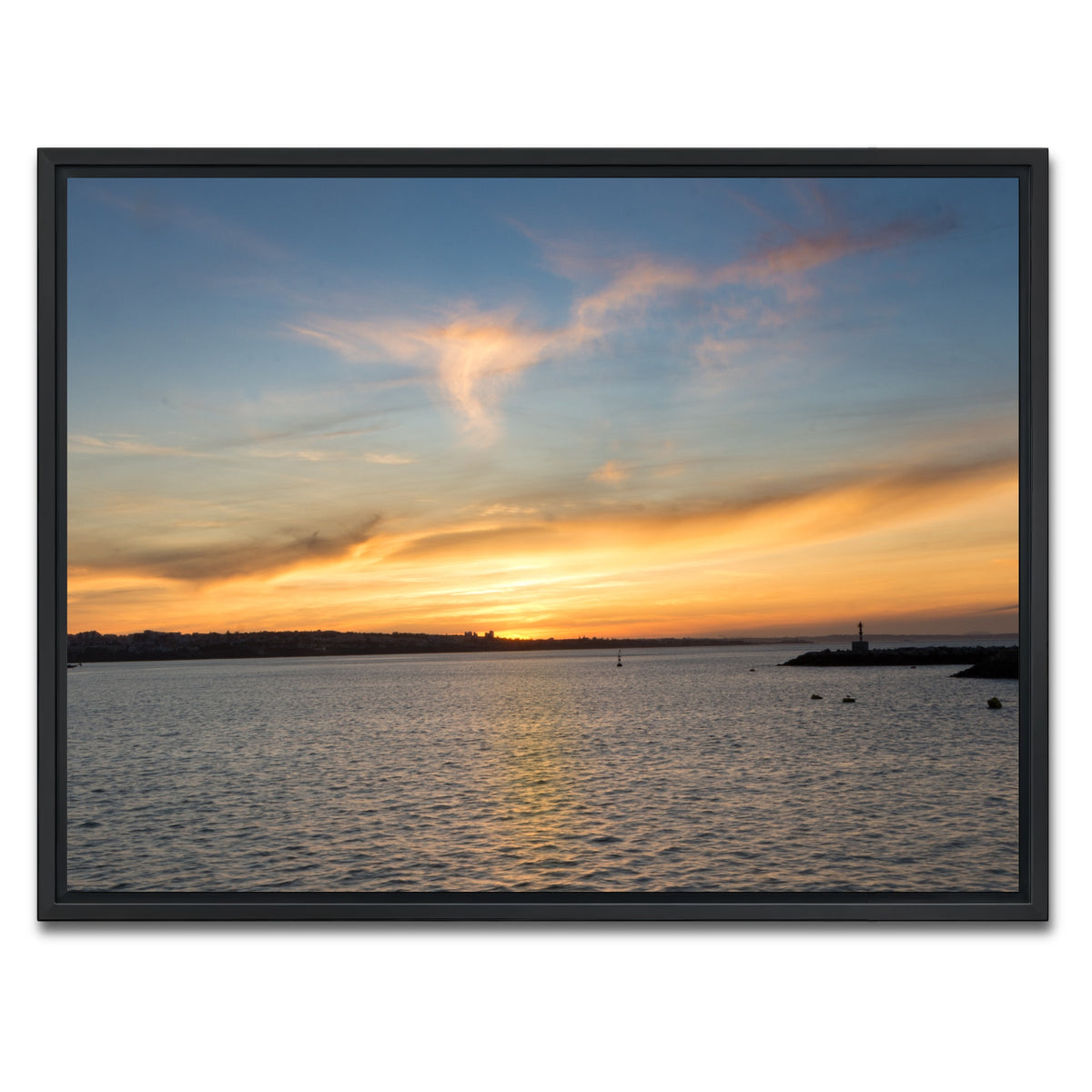 AUTO-MOCKUP WHITE | Cascais | 1 Piece | Black Framed Canvas | group=4x3