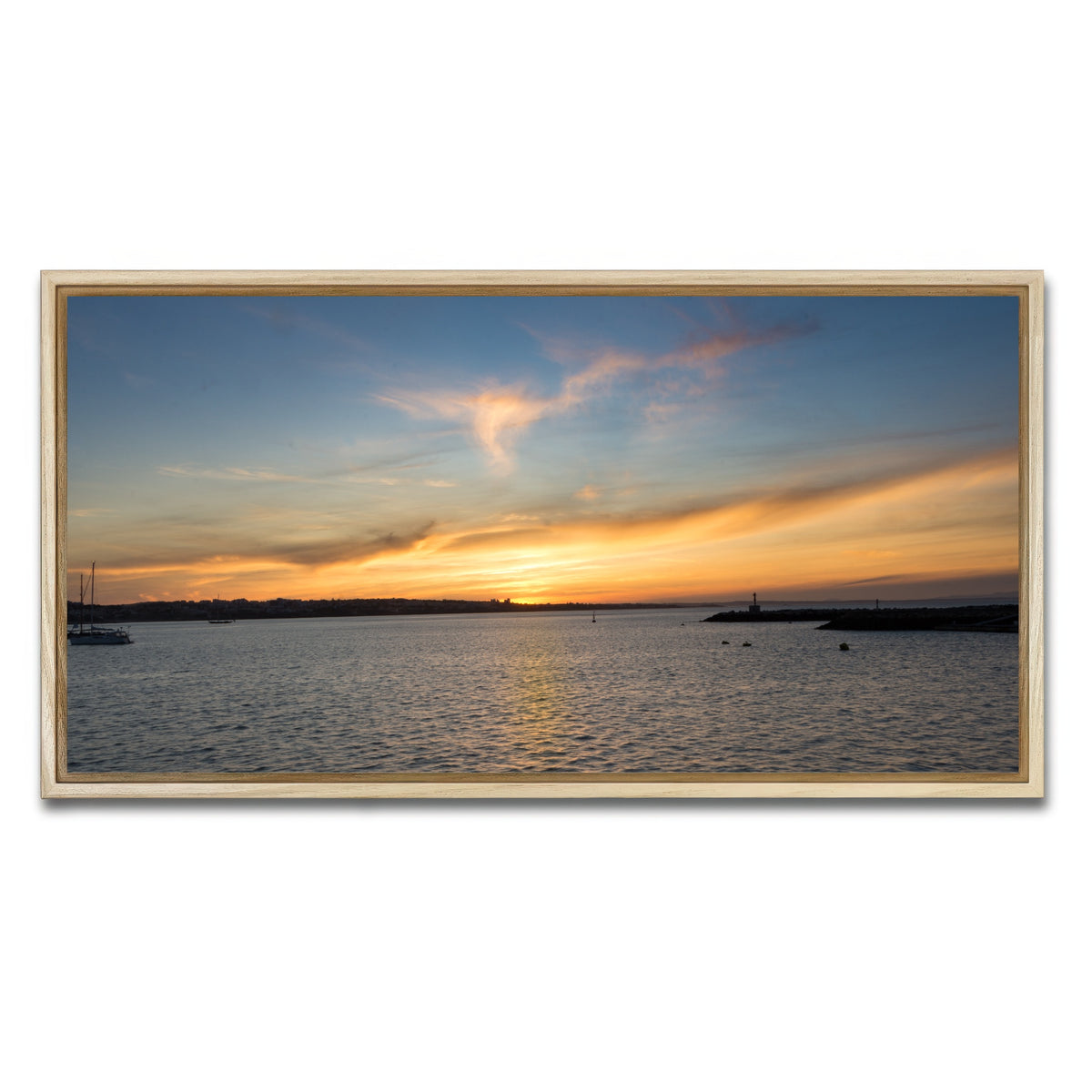 AUTO-MOCKUP WHITE | Cascais | 1 Piece | Natural Framed Canvas | group=2x1