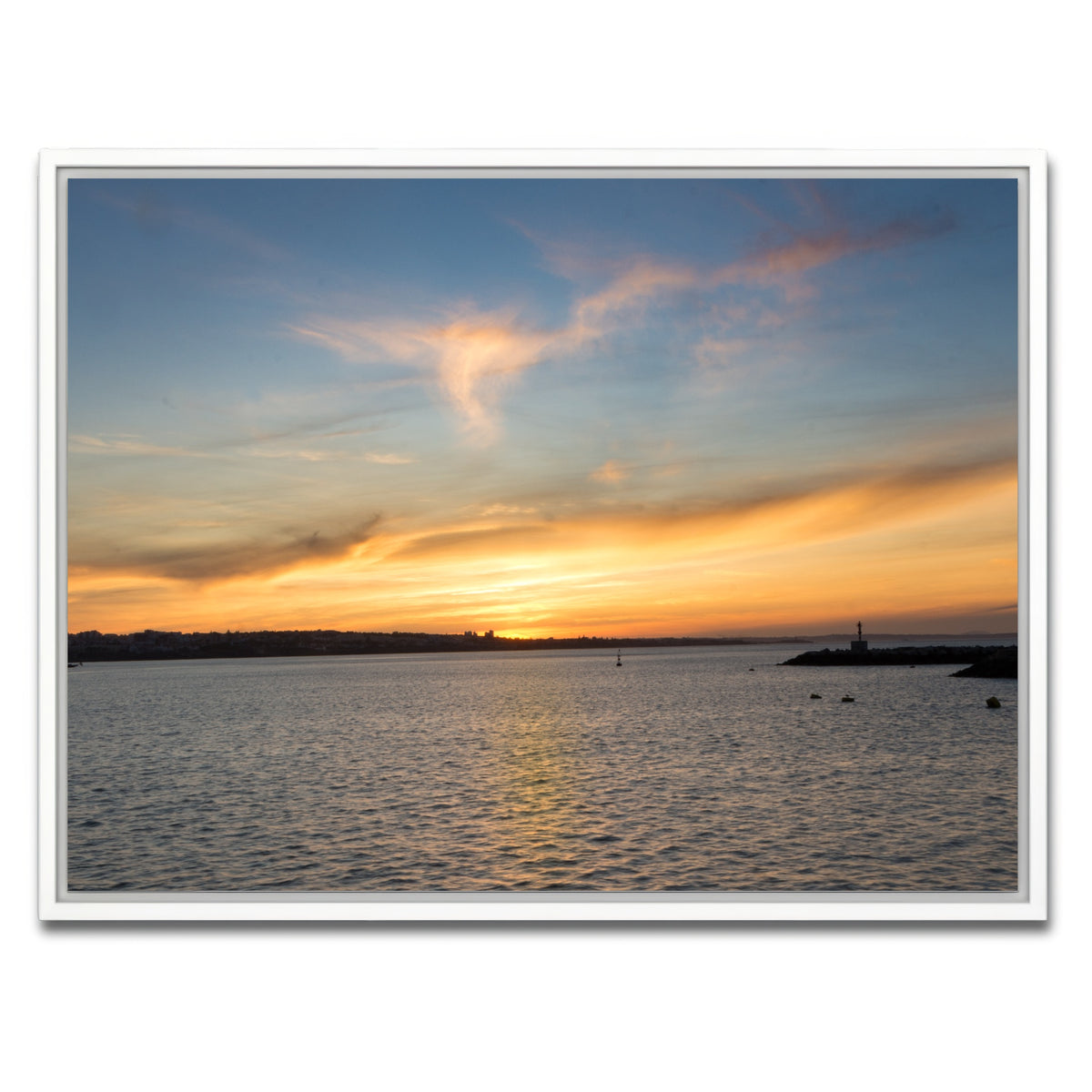 AUTO-MOCKUP WHITE | Cascais | 1 Piece | White Framed Canvas | group=4x3