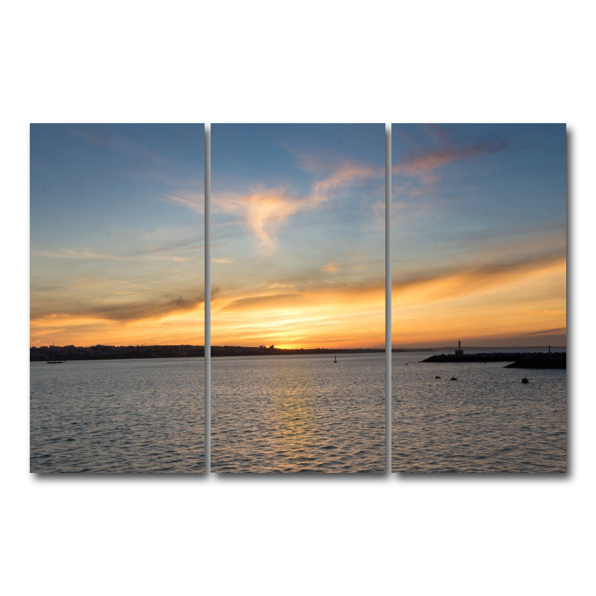 AUTO-MOCKUP WHITE | Cascais | 3 Piece | Gallery Wrap Canvas | group=12x24