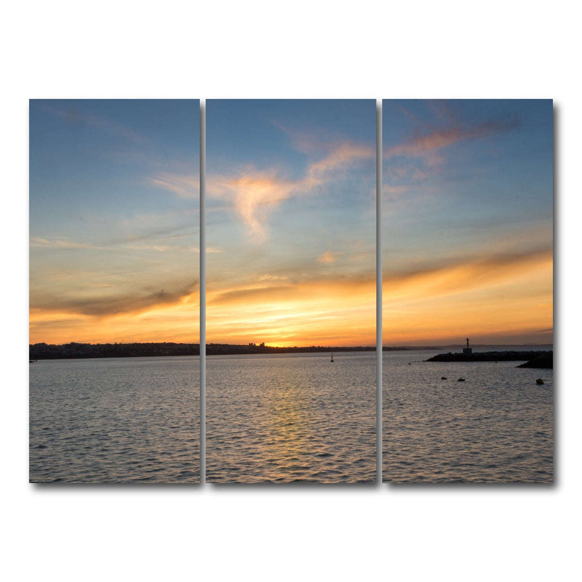AUTO-MOCKUP WHITE | Cascais | 3 Piece | Gallery Wrap Canvas | group=8x18