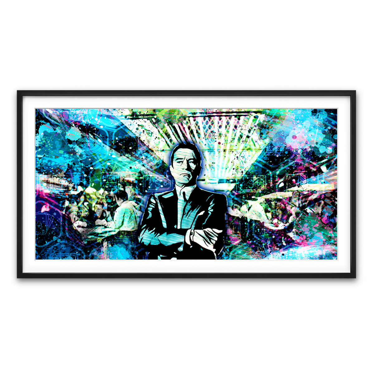 Framed Print 2x1 Black