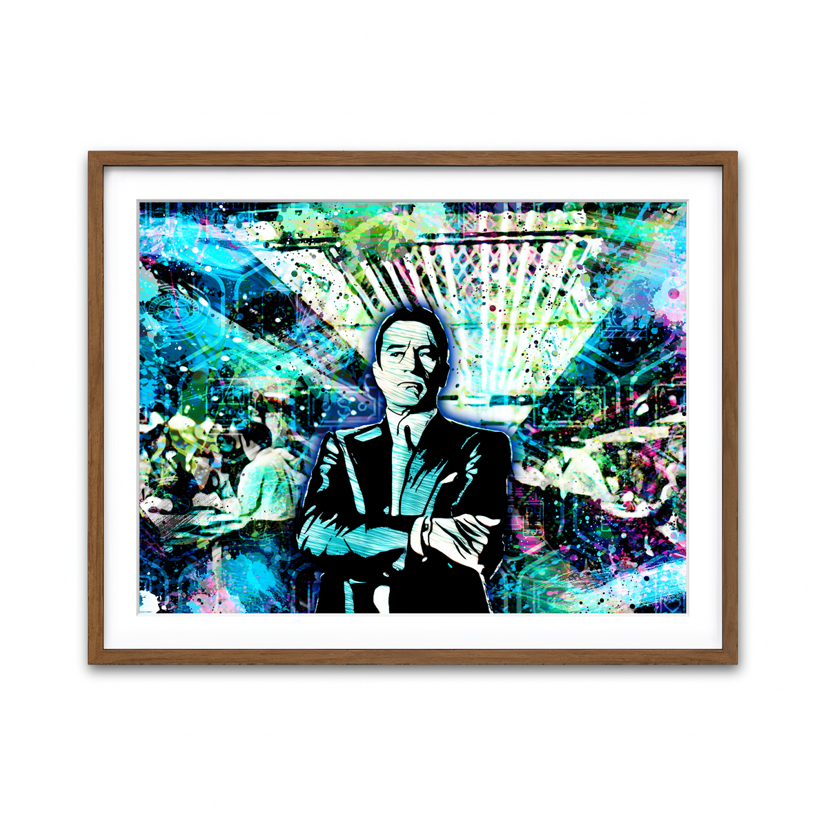 Framed Print 4x3 Walnut