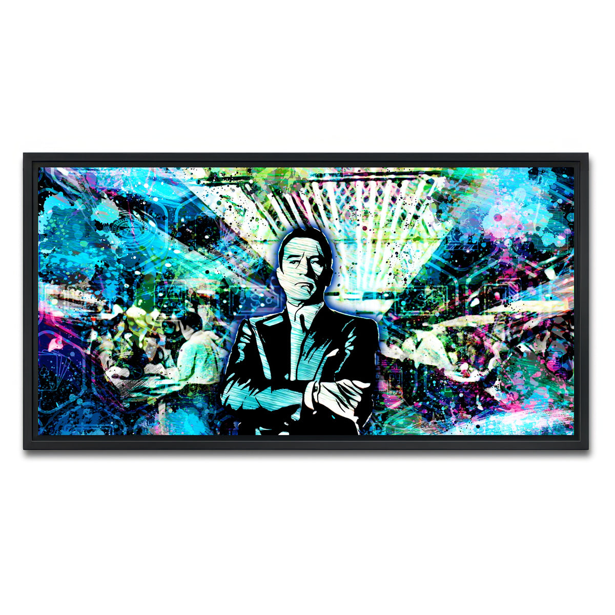 AUTO-MOCKUP WHITE | Casino Sam | 1 Piece | Black Framed Canvas | group=2x1