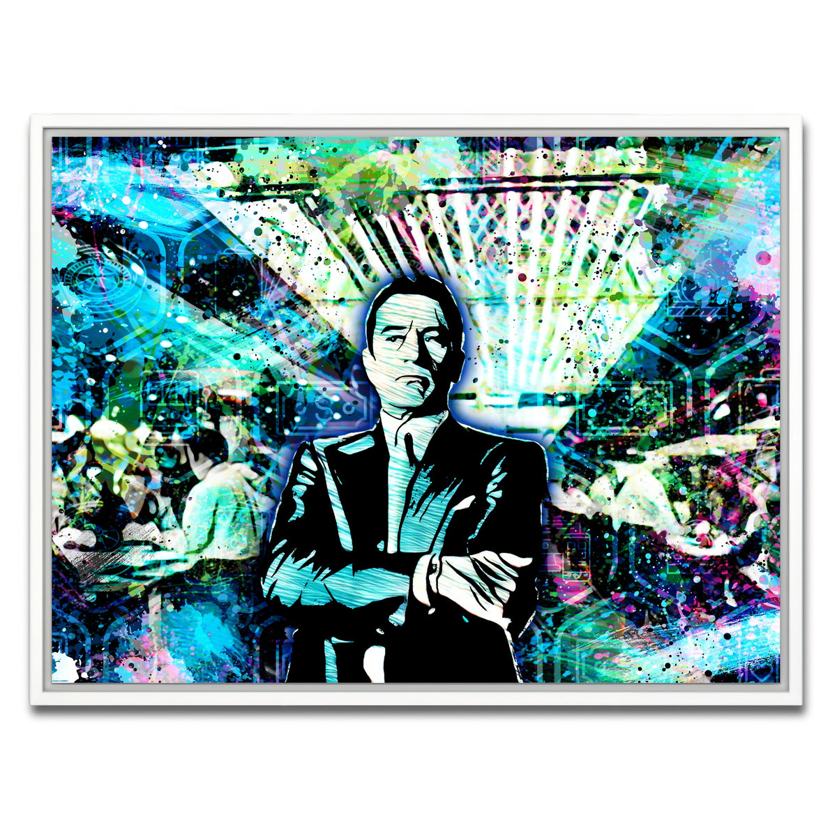 AUTO-MOCKUP WHITE | Casino Sam | 1 Piece | White Framed Canvas | group=4x3