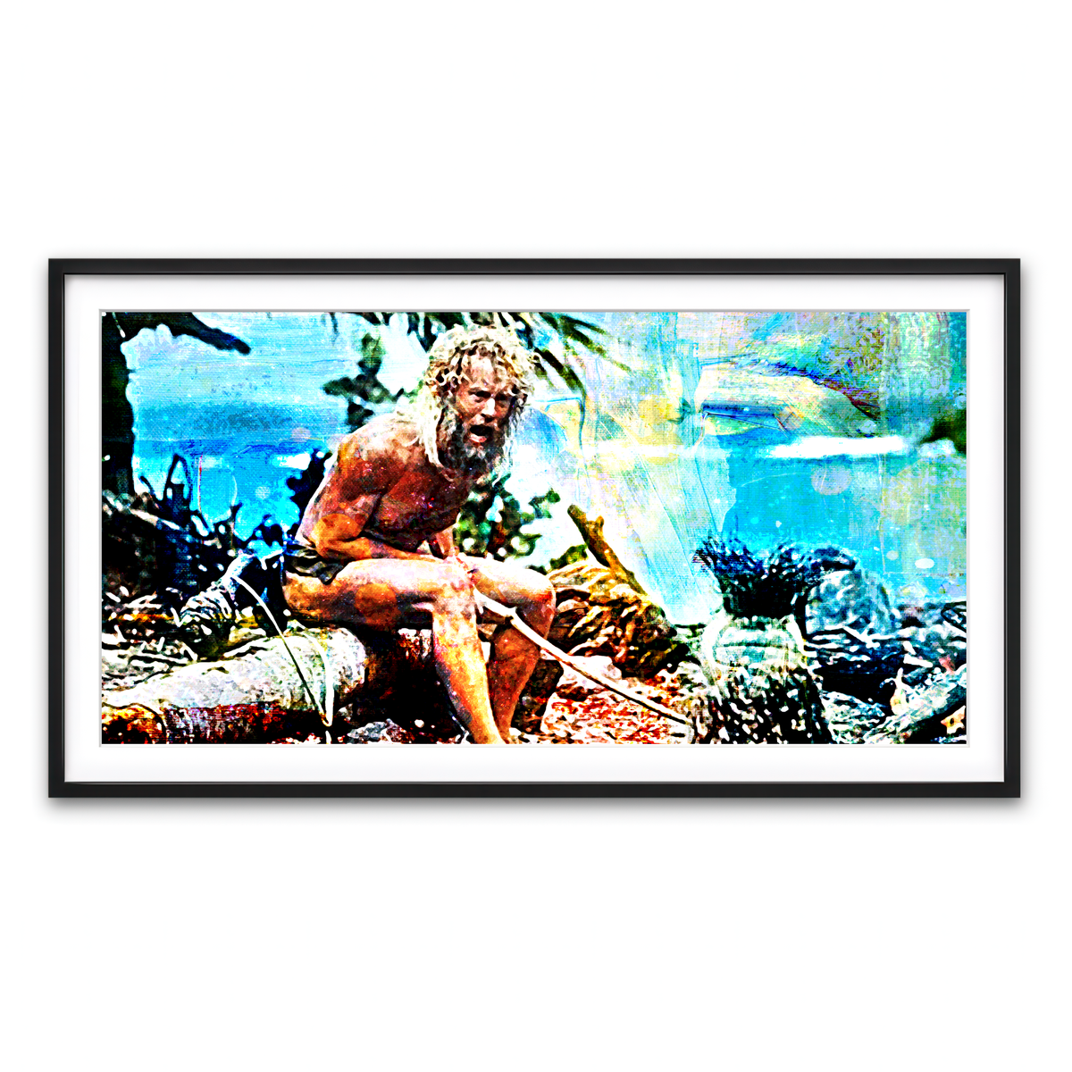 Framed Print 2x1 Black