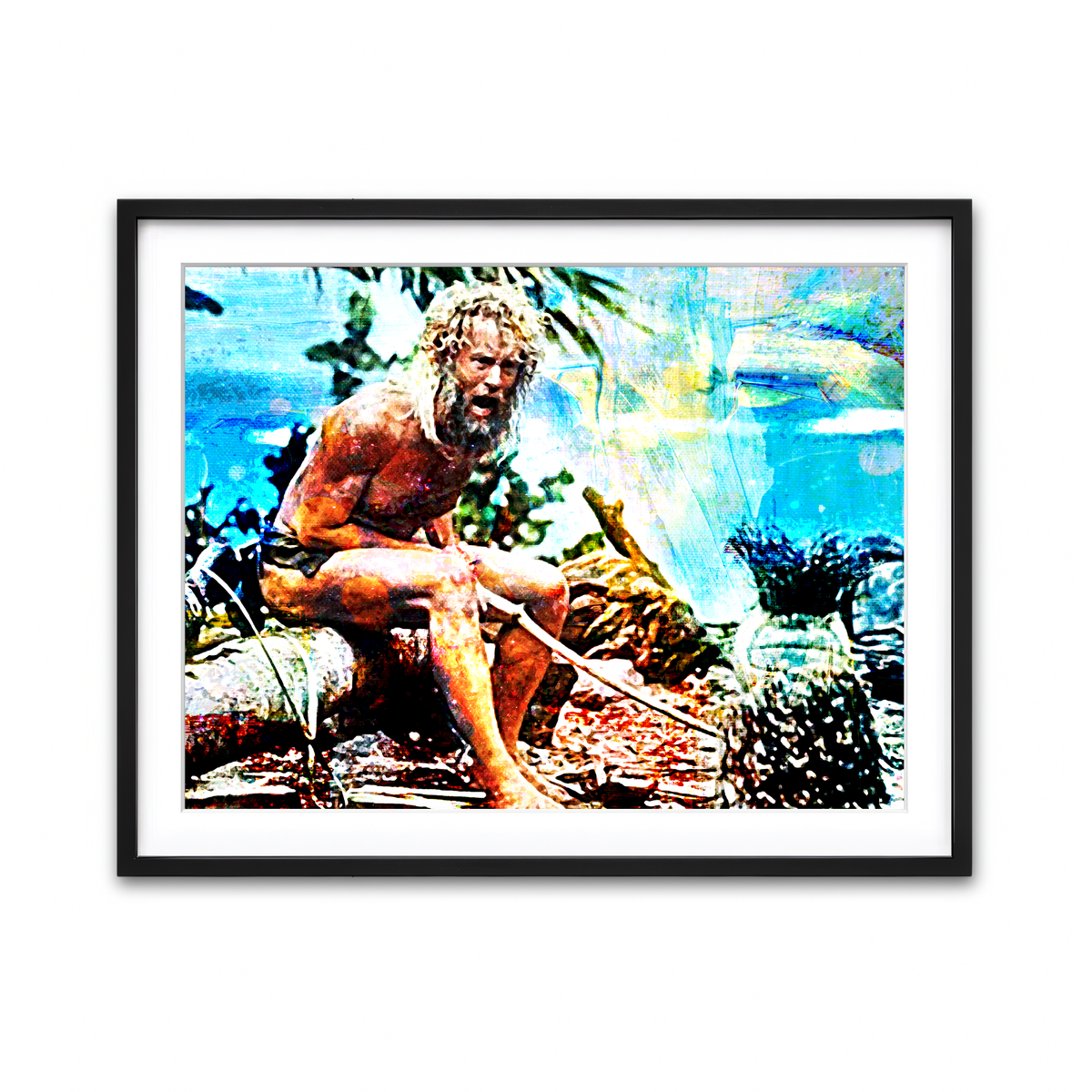 Framed Print 4x3 Black