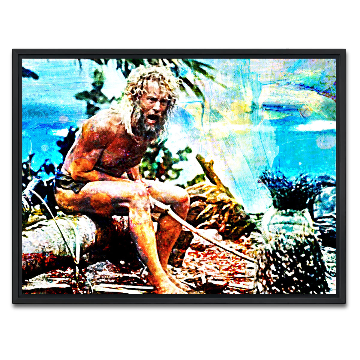 AUTO-MOCKUP WHITE | Castaway | 1 Piece | Black Framed Canvas | group=4x3