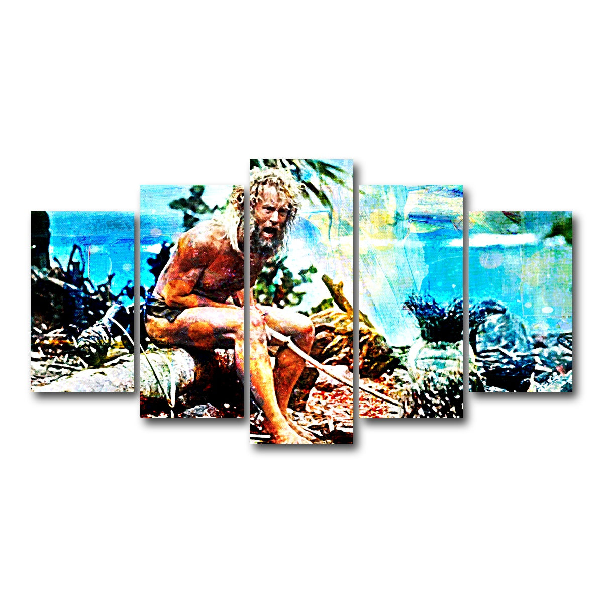 AUTO-MOCKUP WHITE | Castaway | 5 Piece | Gallery Wrap Canvas | group=5_normal