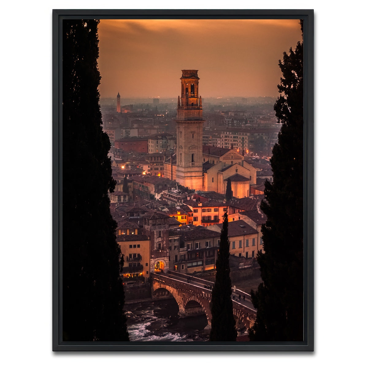 AUTO-MOCKUP WHITE | Castel San Pietro | 1 Piece | Black Framed Canvas | group=3x4