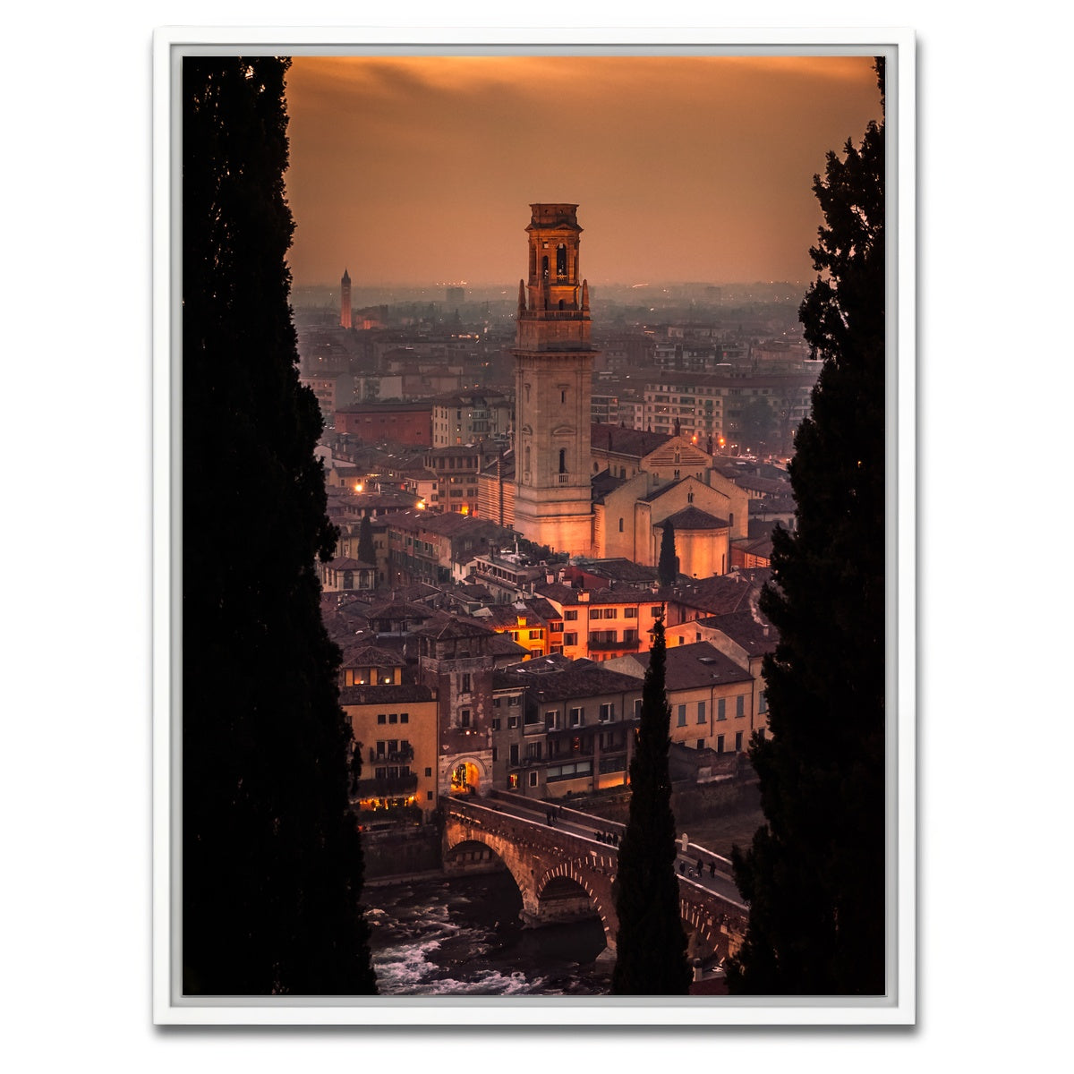 AUTO-MOCKUP WHITE | Castel San Pietro | 1 Piece | White Framed Canvas | group=3x4