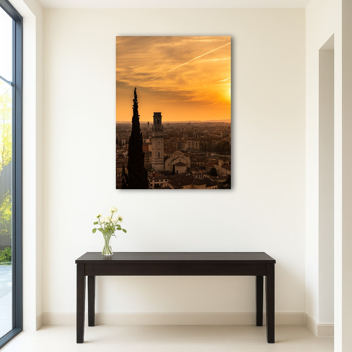 AUTO-MOCKUP ROOM | Castel San Pietro at sunset