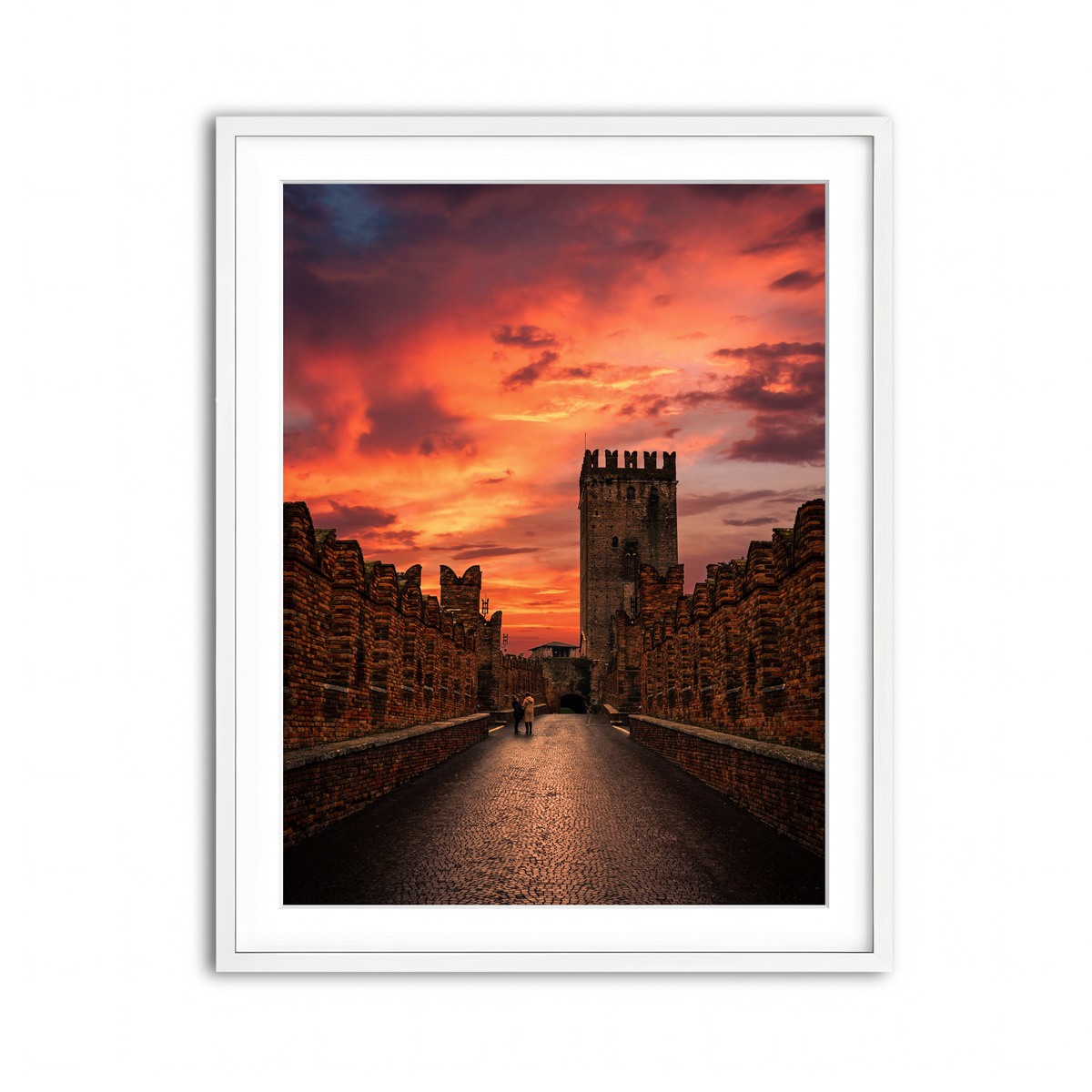 Framed Print 3x4 White