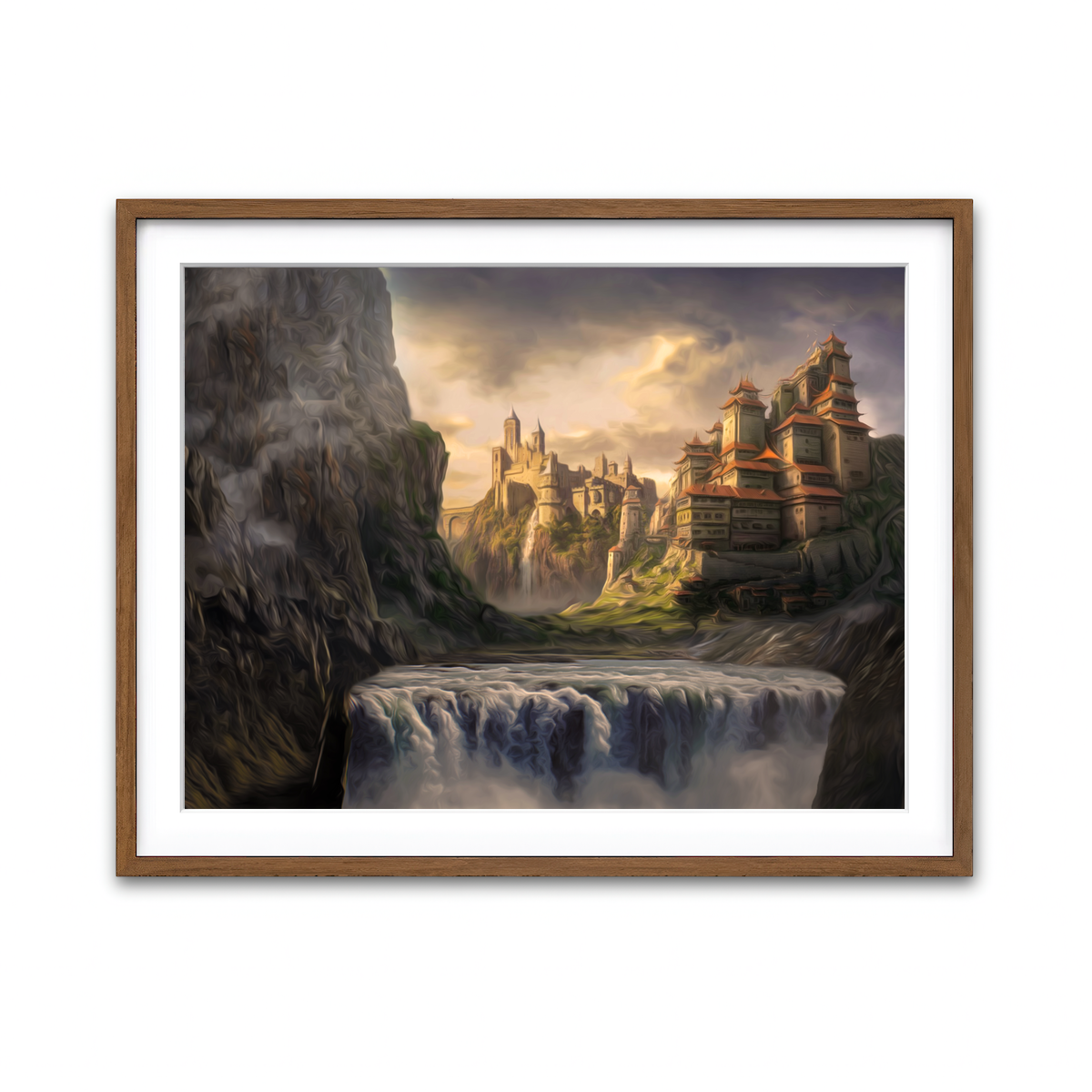 Framed Print 4x3 Walnut