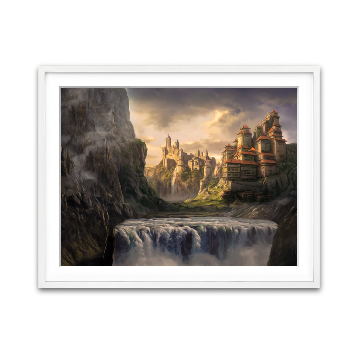 Framed Print 4x3 White