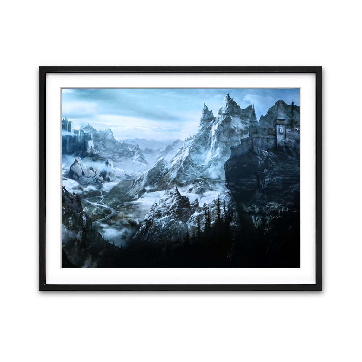 Framed Print 4x3 Black