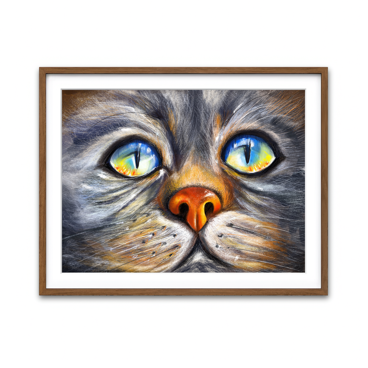 Framed Print 4x3 Walnut