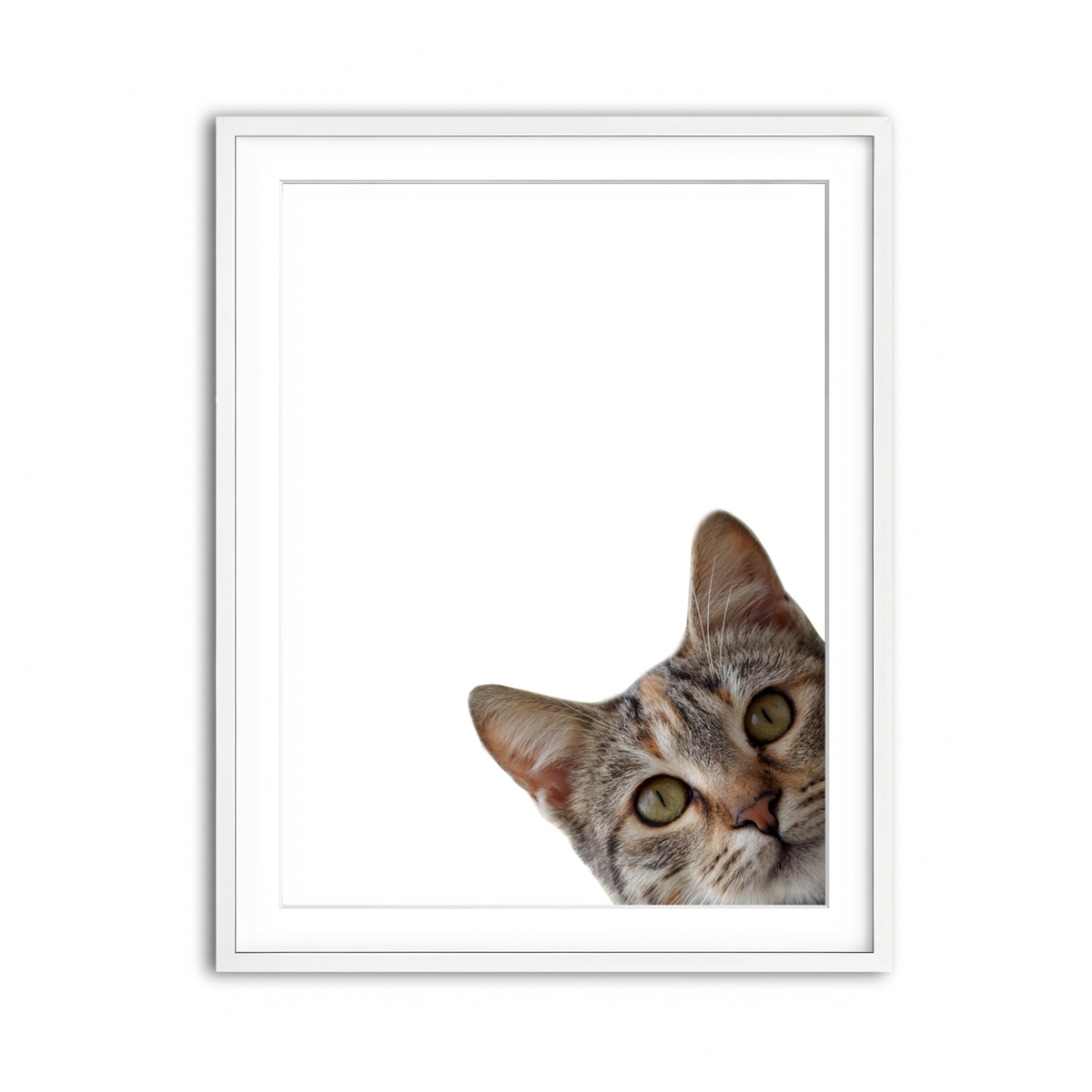 Framed Print 3x4 White
