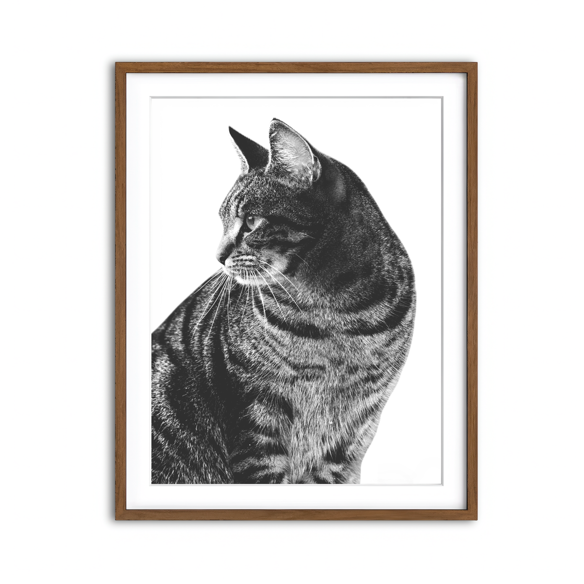 Framed Print 3x4 Walnut