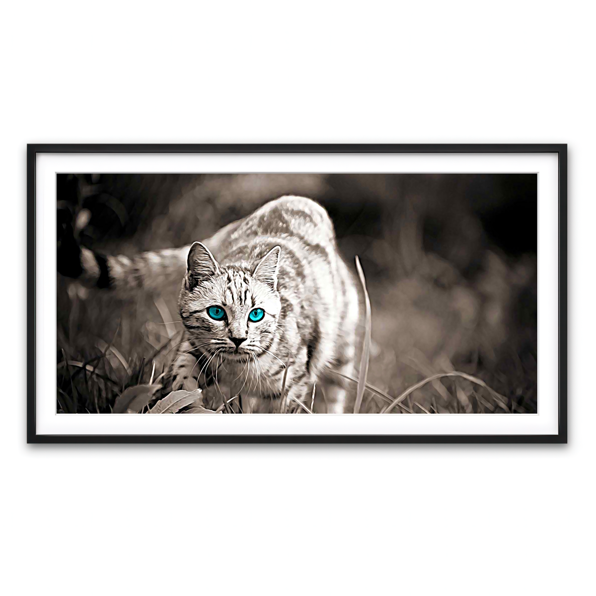 Framed Print 2x1 Black