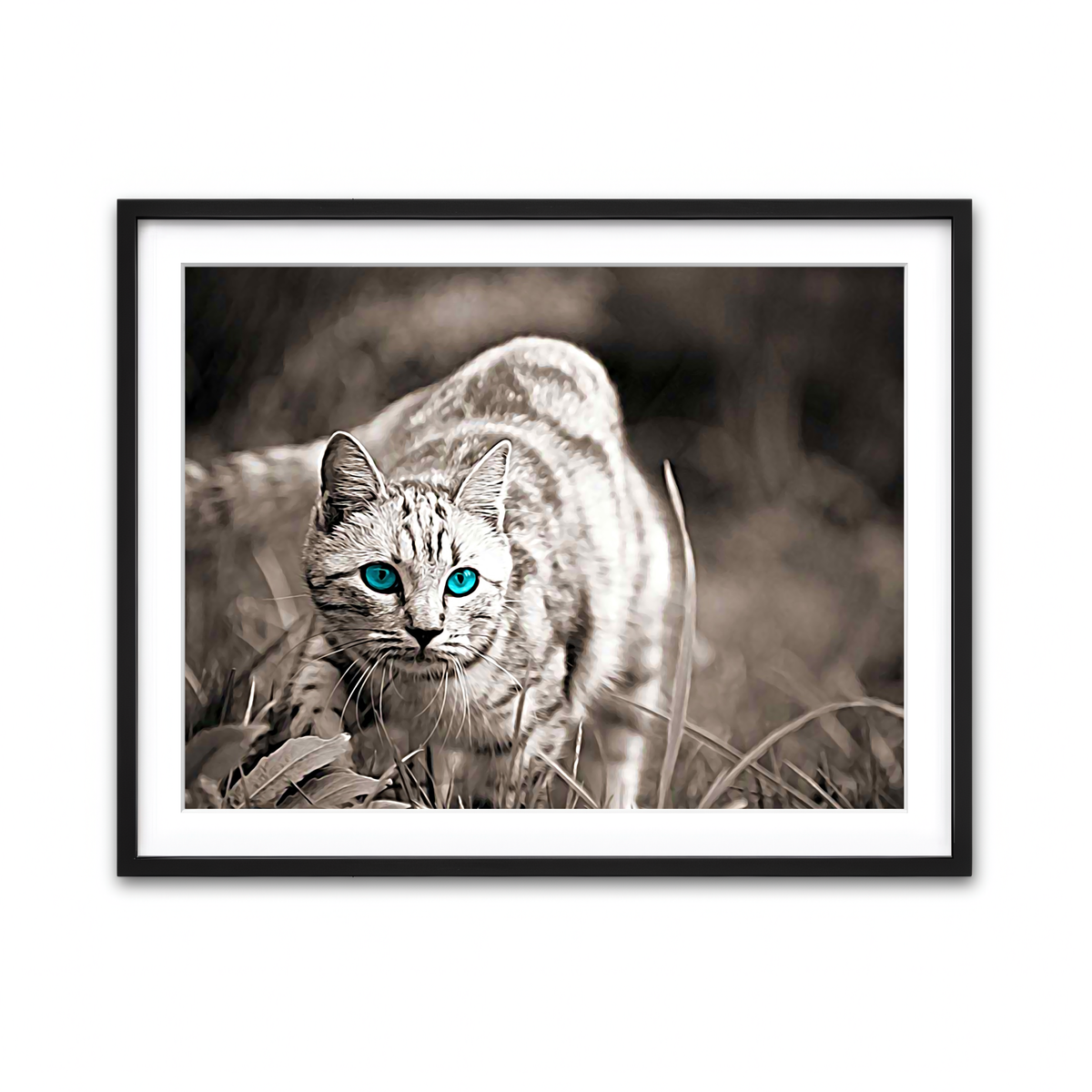 Framed Print 4x3 Black