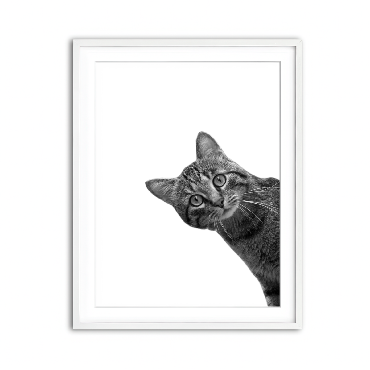 Framed Print 3x4 White
