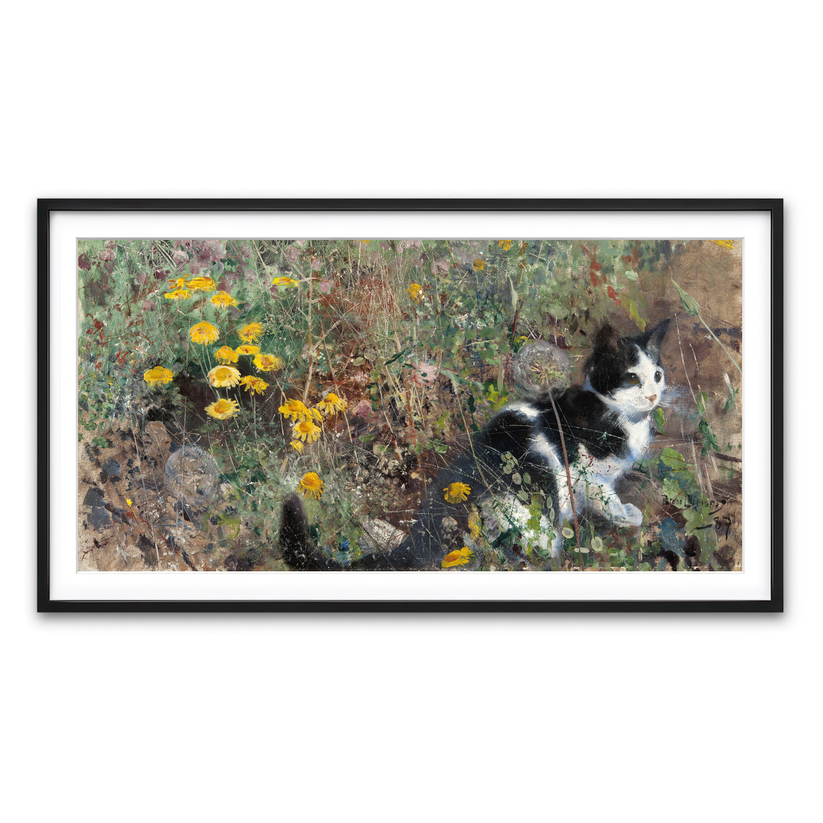 Framed Print 2x1 Black