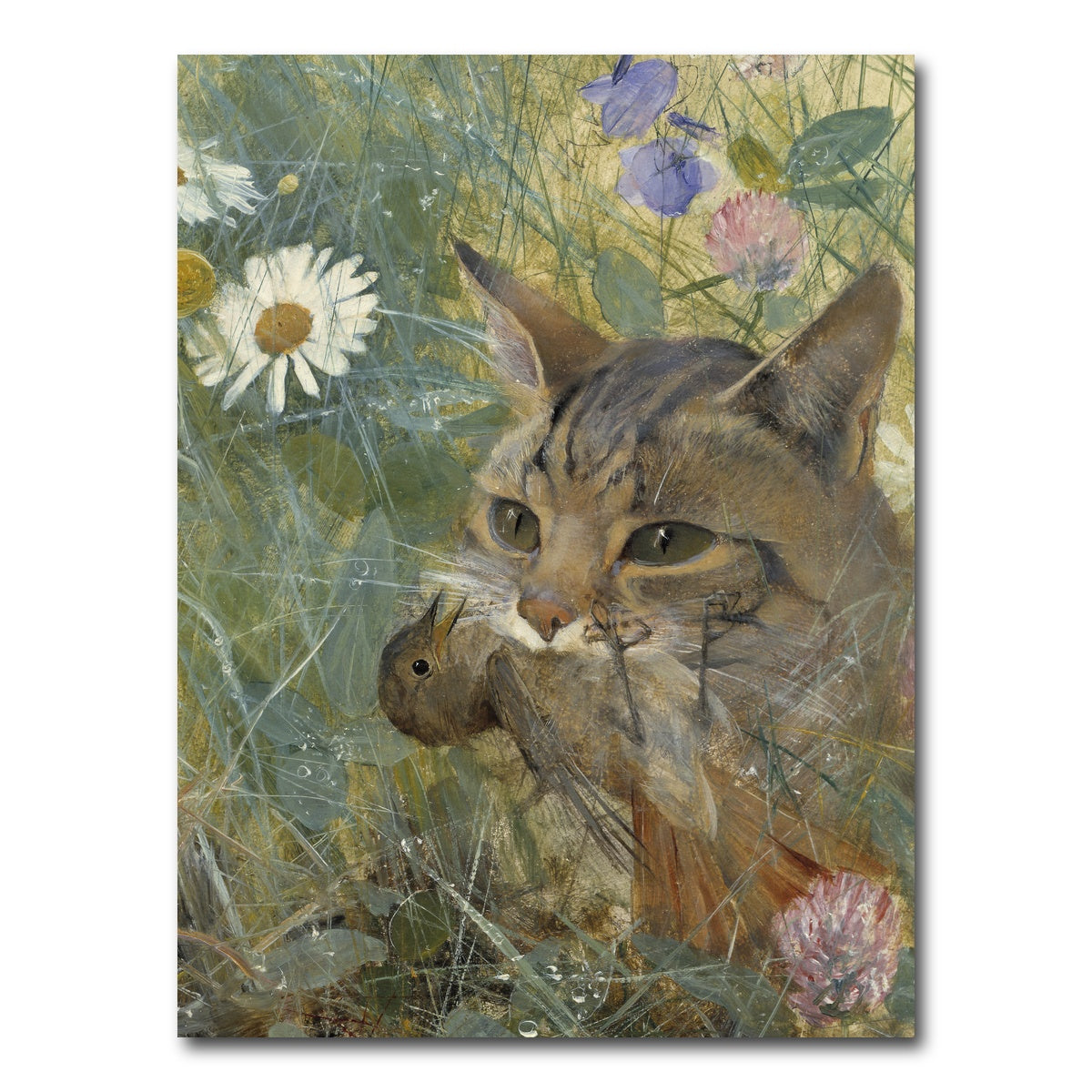 AUTO-MOCKUP WHITE | Cat's Catch | 1 Piece | Gallery Wrap Canvas | group=3x4