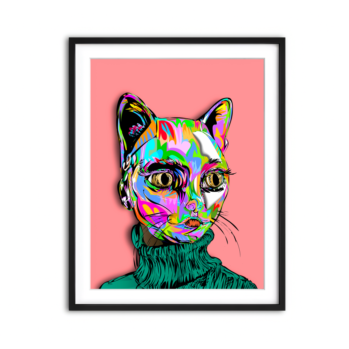 Framed Print 3x4 Black