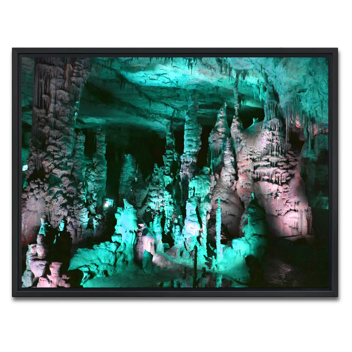 AUTO-MOCKUP WHITE | Cathedral Caverns | 1 Piece | Black Framed Canvas | group=4x3
