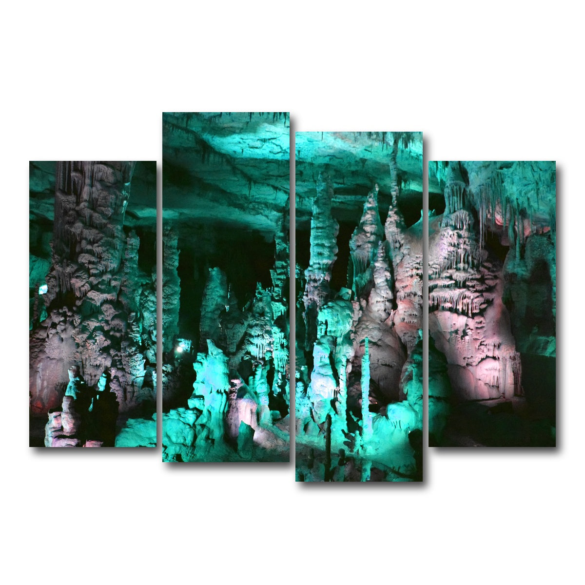 AUTO-MOCKUP WHITE | Cathedral Caverns | 4 Piece | Gallery Wrap Canvas | group=4_normal