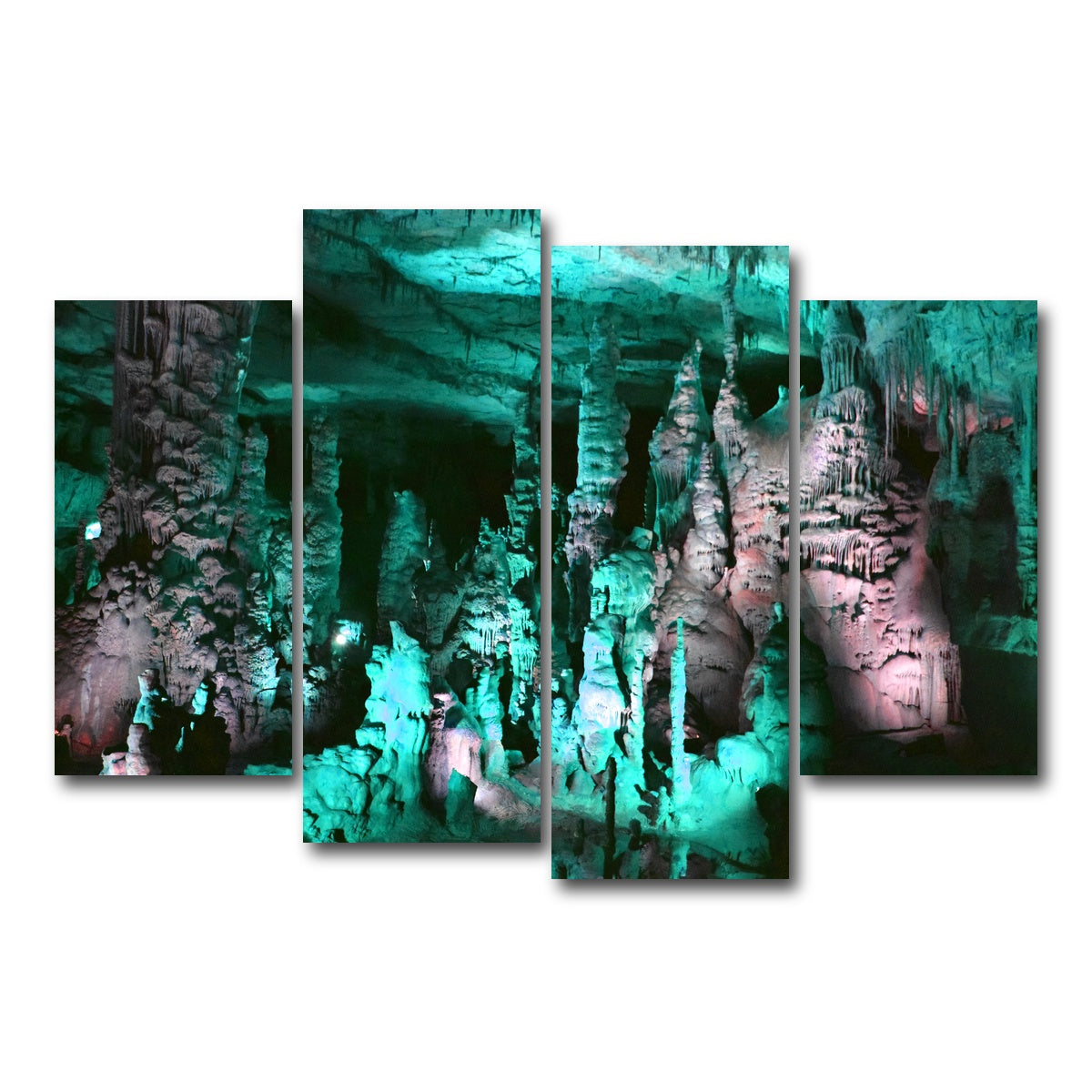 AUTO-MOCKUP WHITE | Cathedral Caverns | 4 Piece | Gallery Wrap Canvas | group=4_short
