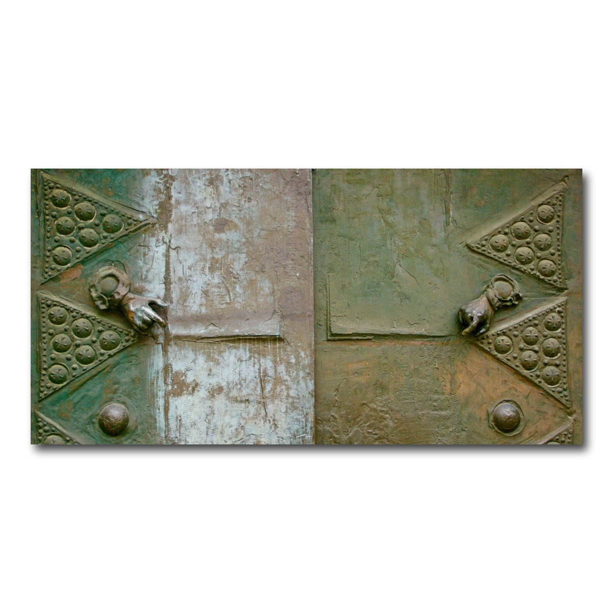 AUTO-MOCKUP WHITE | Cathedral Door Passau Germany | 1 Piece | Gallery Wrap Canvas | group=2x1