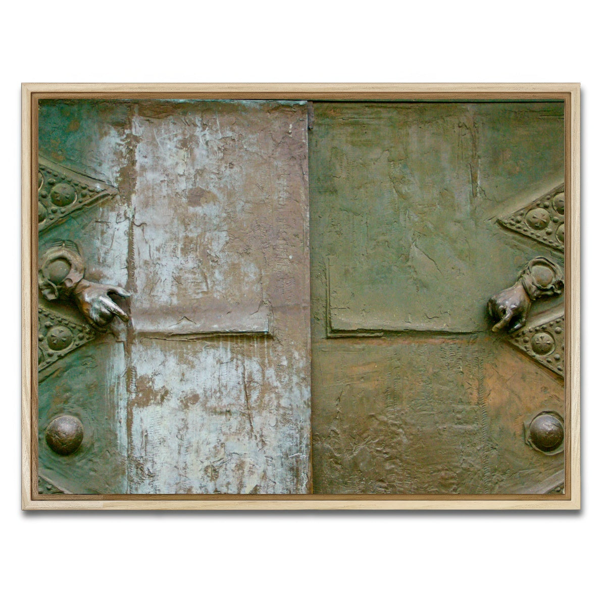 AUTO-MOCKUP WHITE | Cathedral Door Passau Germany | 1 Piece | Natural Framed Canvas | group=4x3