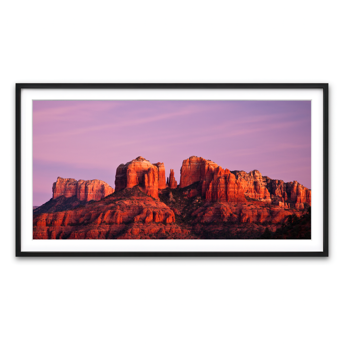 Framed Print 2x1 Black