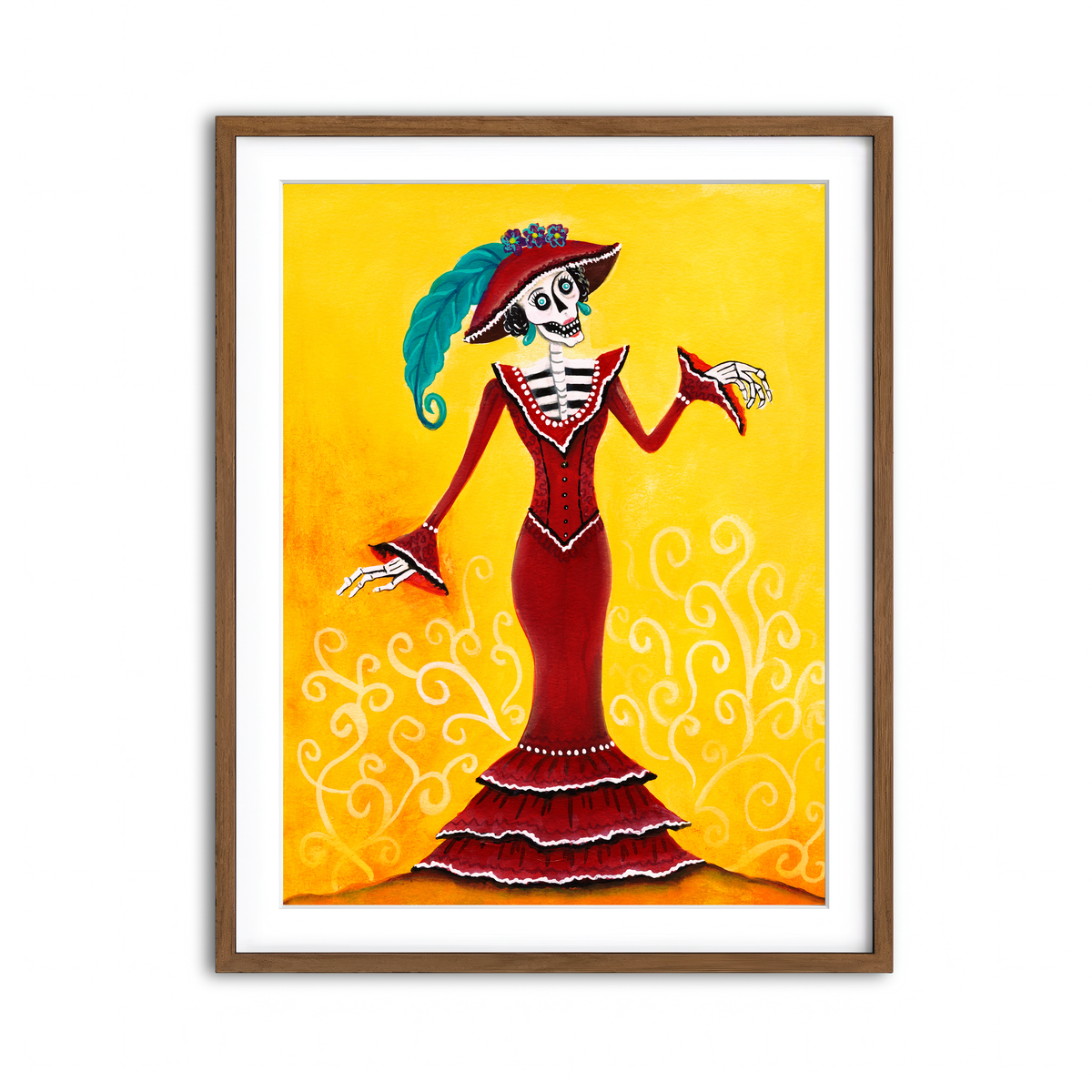 Framed Print 3x4 Walnut